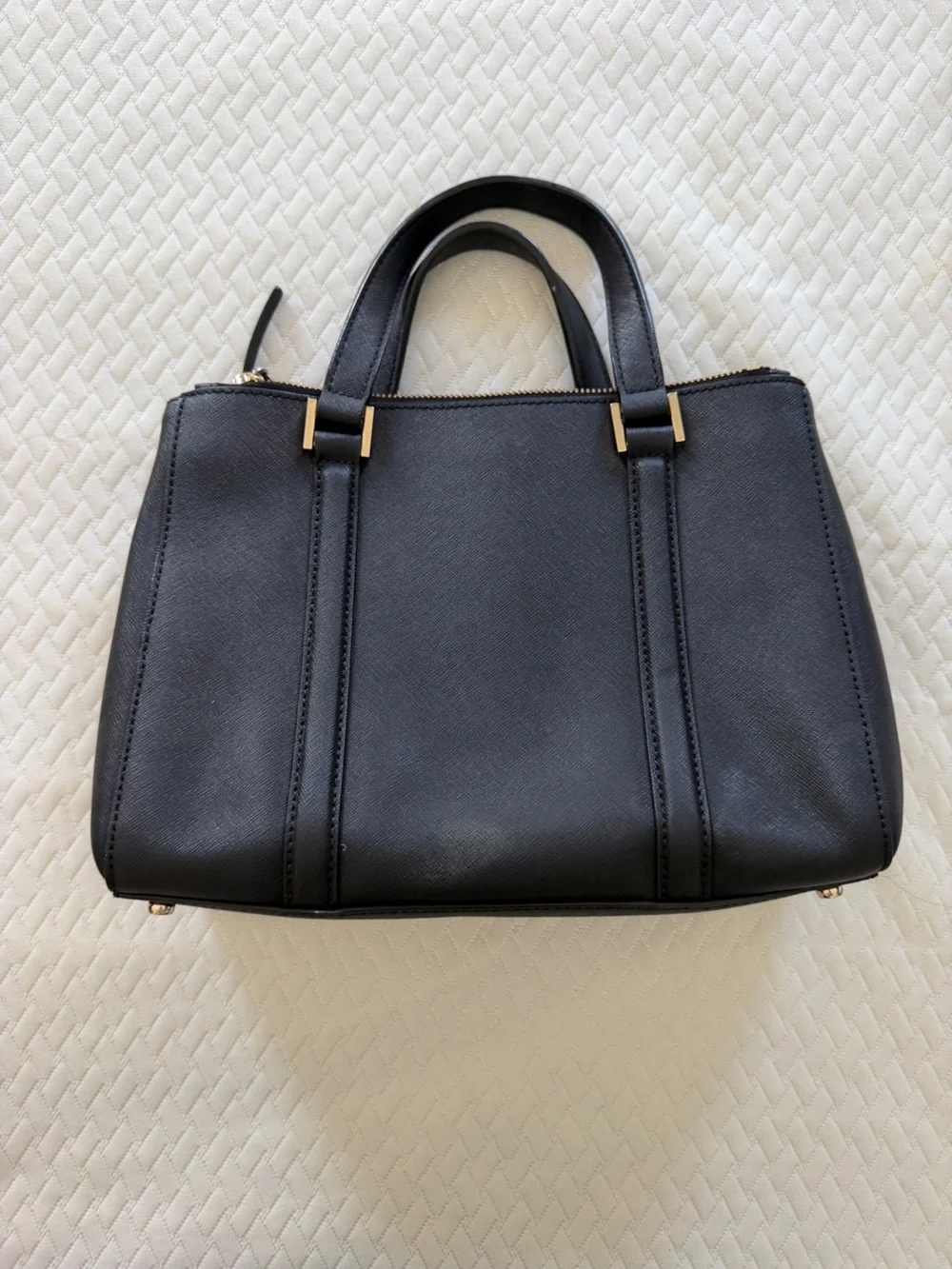 Kate Spade New York Black Leather Satchel Bag